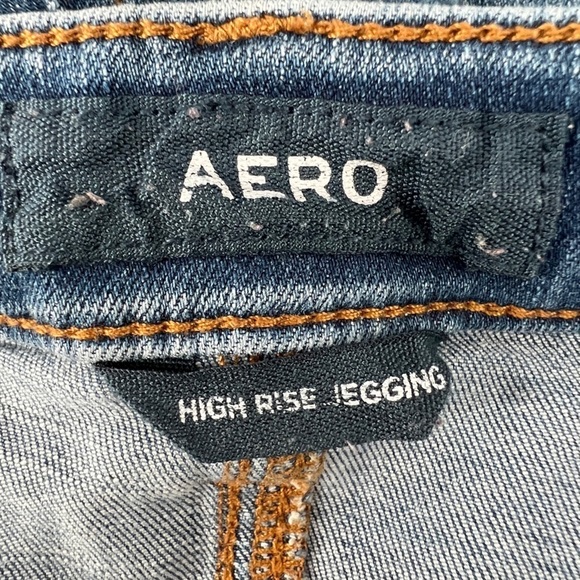 Aeropostale High Rise Distressed Jeggings Size 8 Women’s - Picture 2 of 5